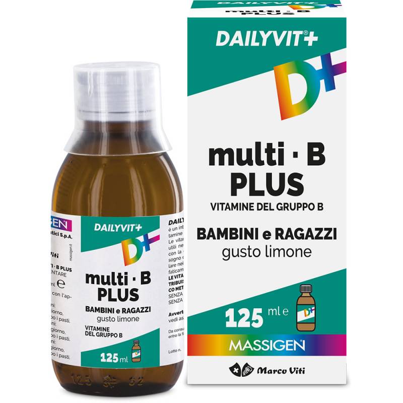 Massigen Dailyvit+ Multi B Plus Bambini e Ragazzi 125 ml