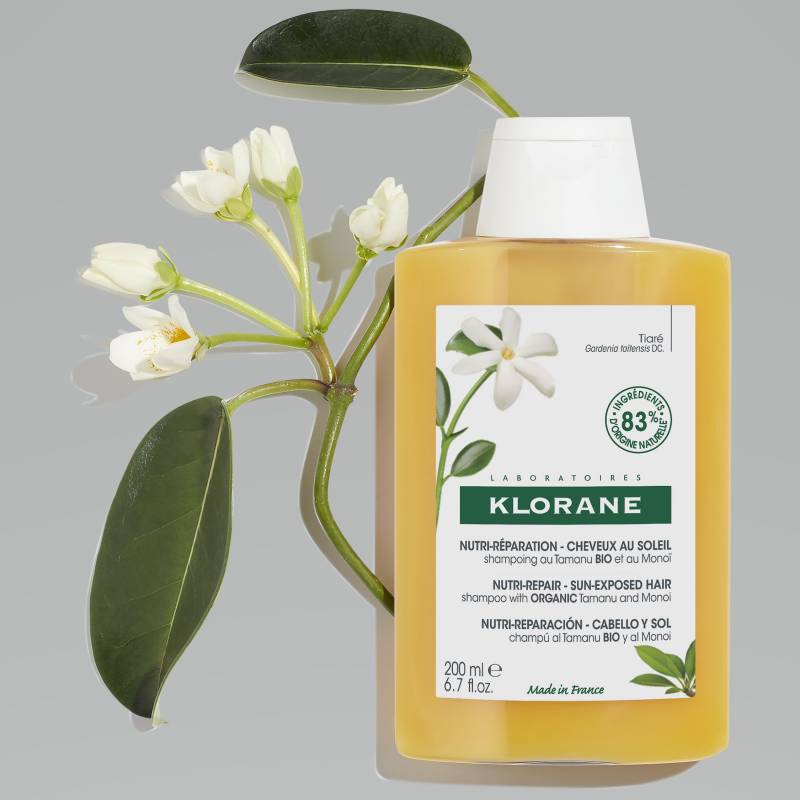 Klorane Shampoo Solare Nutritivo al Tamanu BIO & Monoï 200 ml