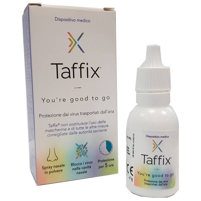 Taffix Spray Nasale in Polvere Protezione Cavità Nasali 1 g