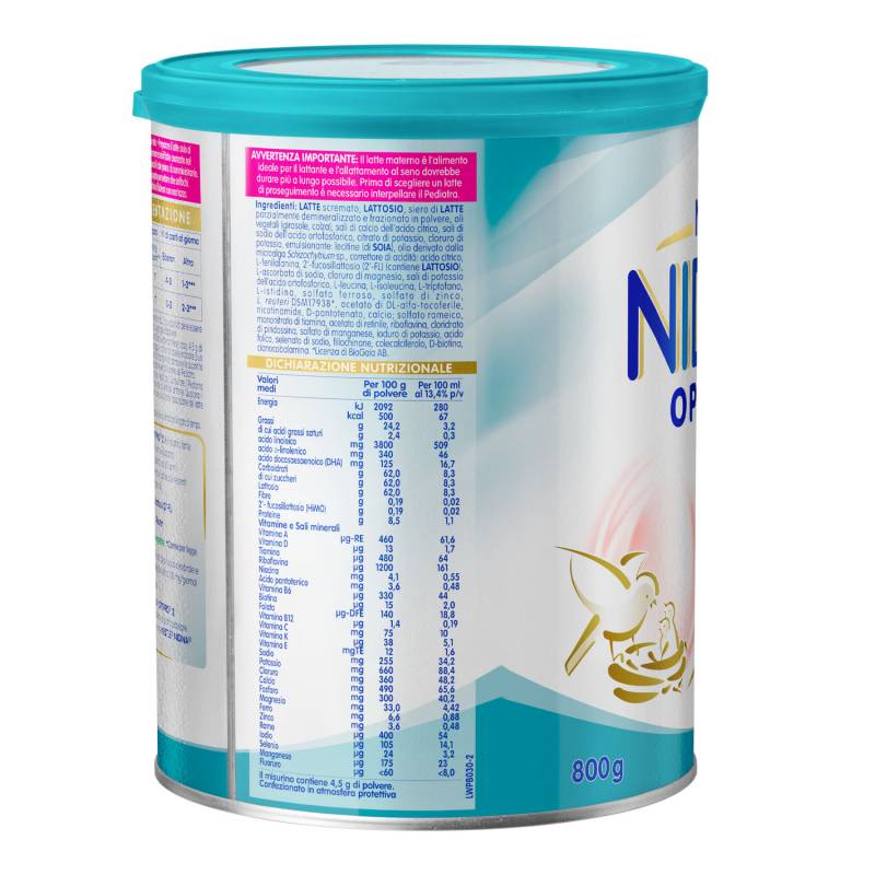 Nestlé Nidina Optipro 2 Latte di Proseguimento in Polvere 800 g