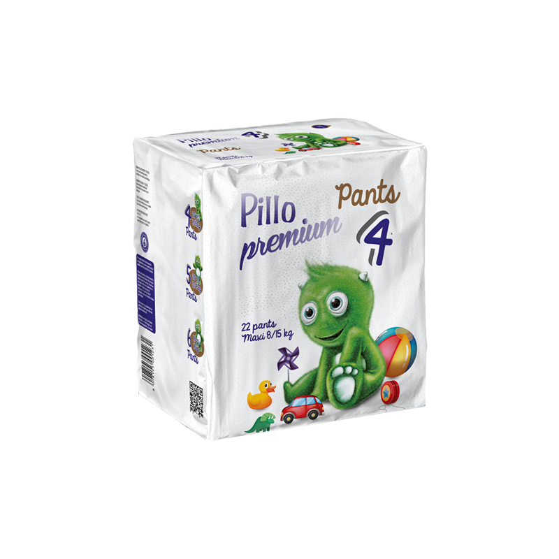 Pillo Premium Pants Pannolini Maxi Taglia 4 8-15 Kg 22 Pezzi