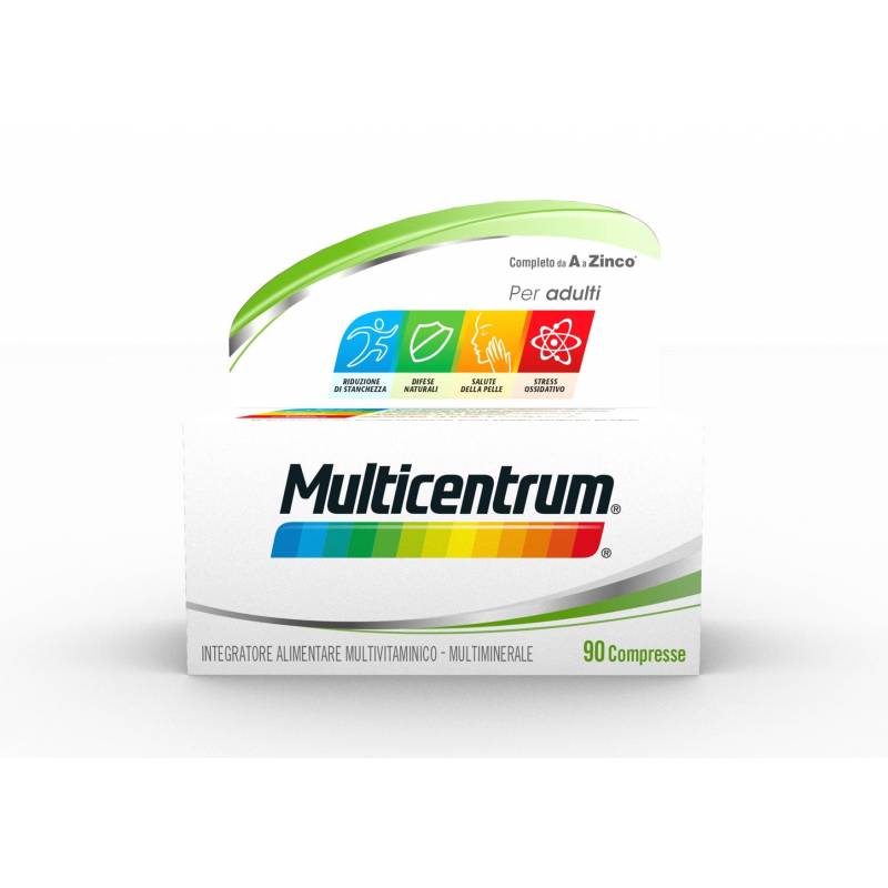 Multicentrum Adulti integratore Multivitaminico e Multiminerale 90 compresse