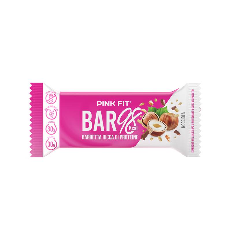 Pink Fit Bar 98 Kcal Barretta Proteica Gusto Nocciola 30 G
