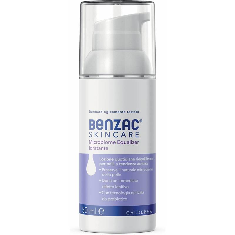 Benzac Skincare Microbiome Equalizer Lozione Idratante Viso Pelle Acneica 50ml