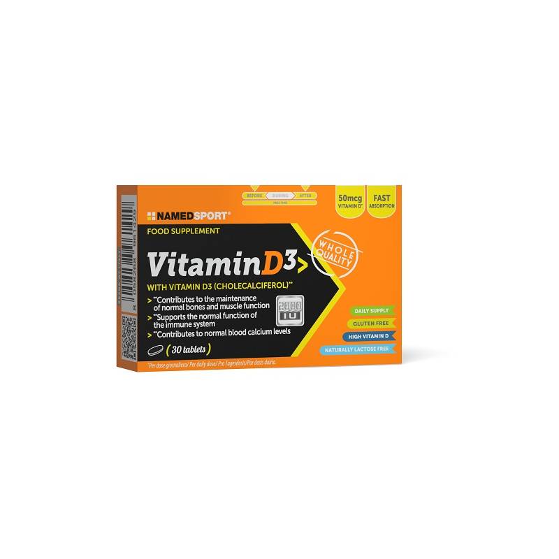 Named Sport Vitamin D3 Integratore Alimentare 30 compresse