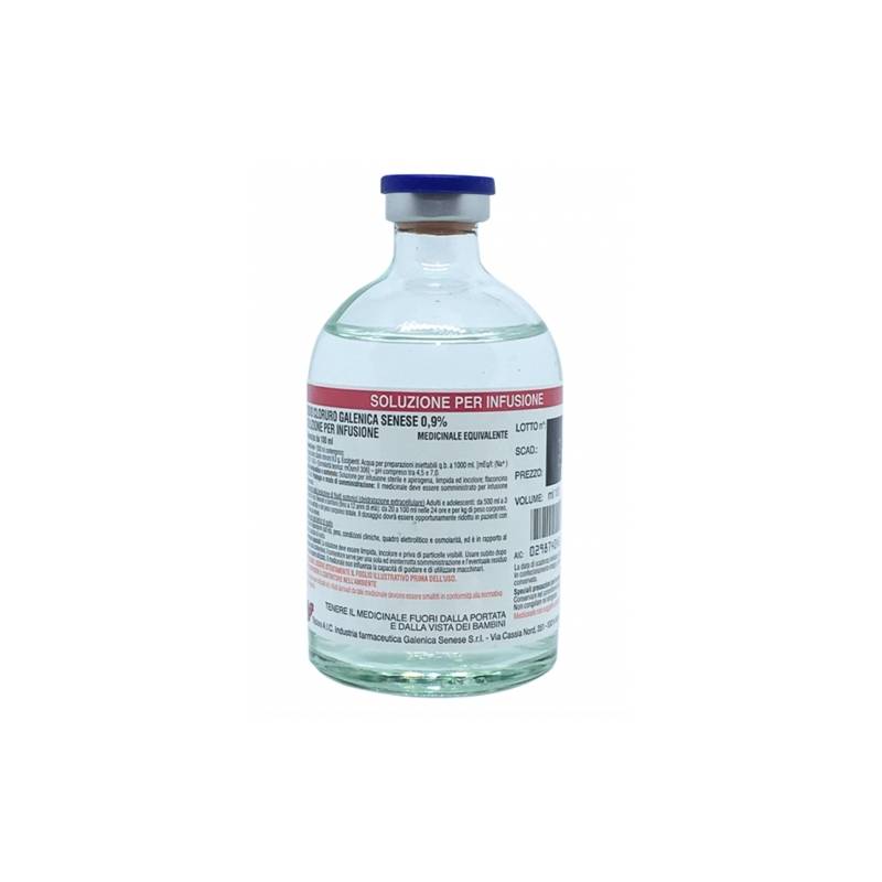 Sodio Cloruro Soluzione Per Infusione 1 Flacone 0,9% da 500 ml