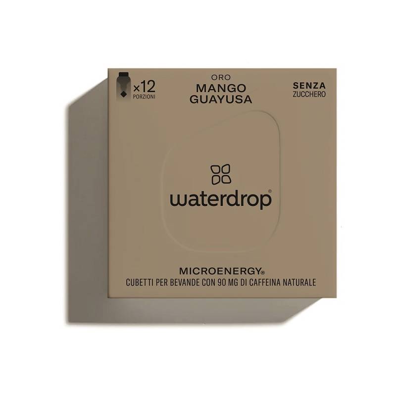Waterdrop Microenergy Oro Cubetti Energizzanti per Bevande 12 cubetti