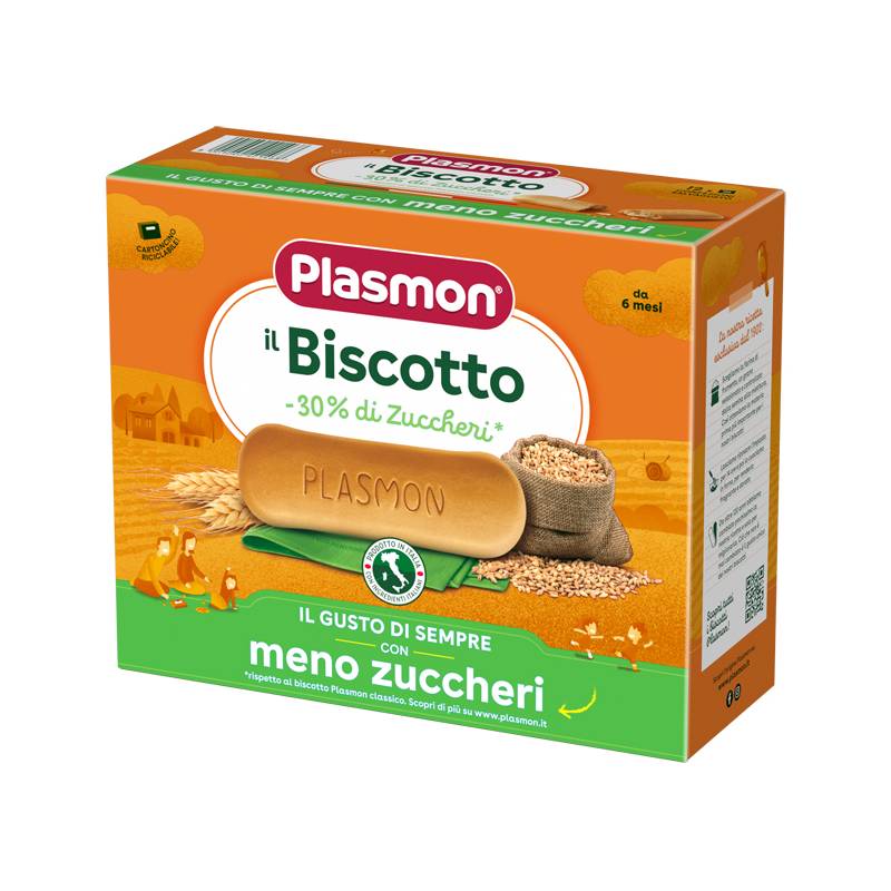 Plasmon Biscotti per Bambini con -30% di Zucchero 720 g